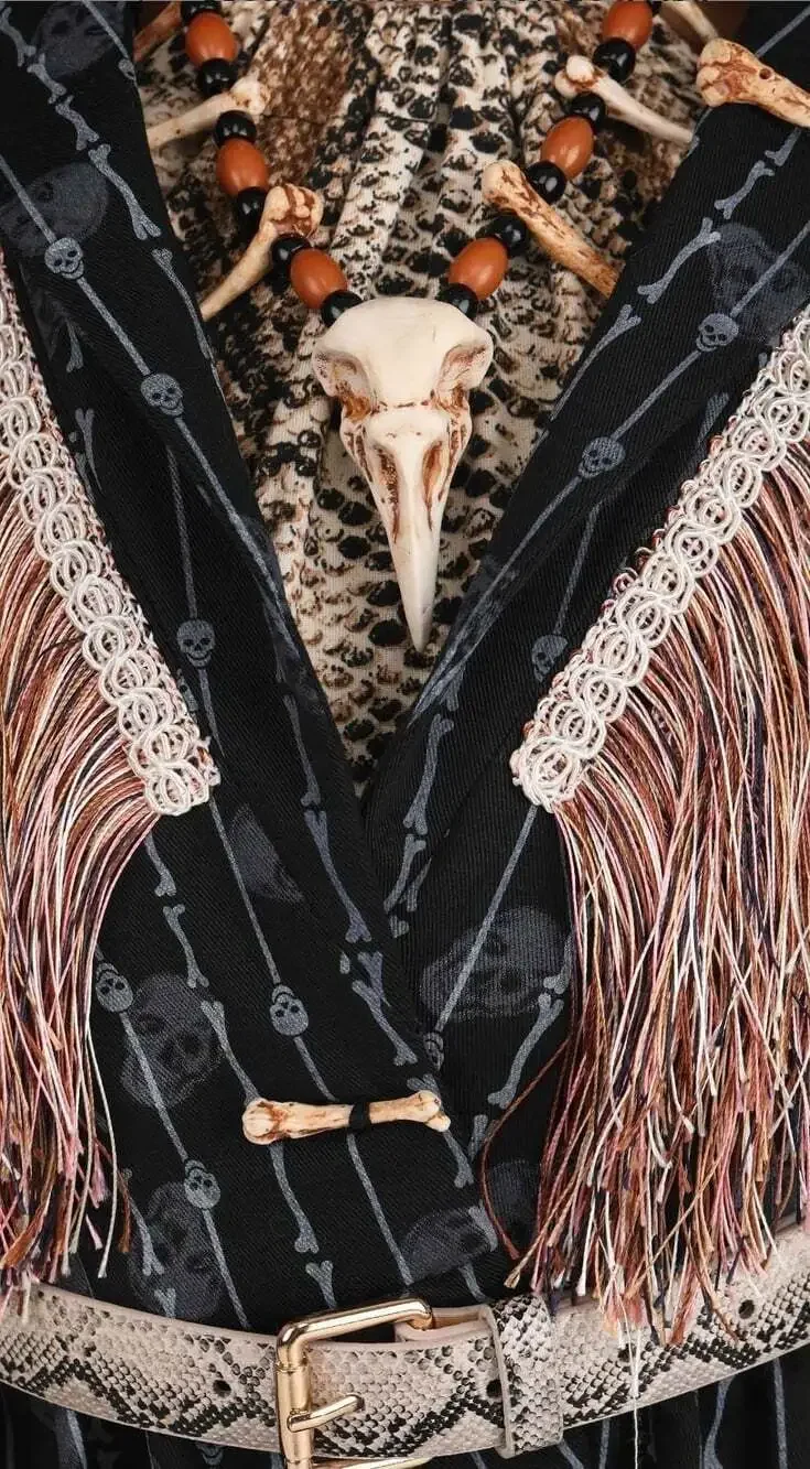 Premium Girl's Witch Doctor Costume Large New NWT Halloween Cosplay Spooky